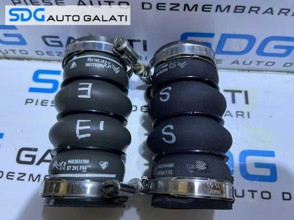 Furtun Furtune Presiune Aer Radiator Intercooler Citroen C3 2 1.6 HDI 2009 - 2016 Cod 9682831580 9682864680