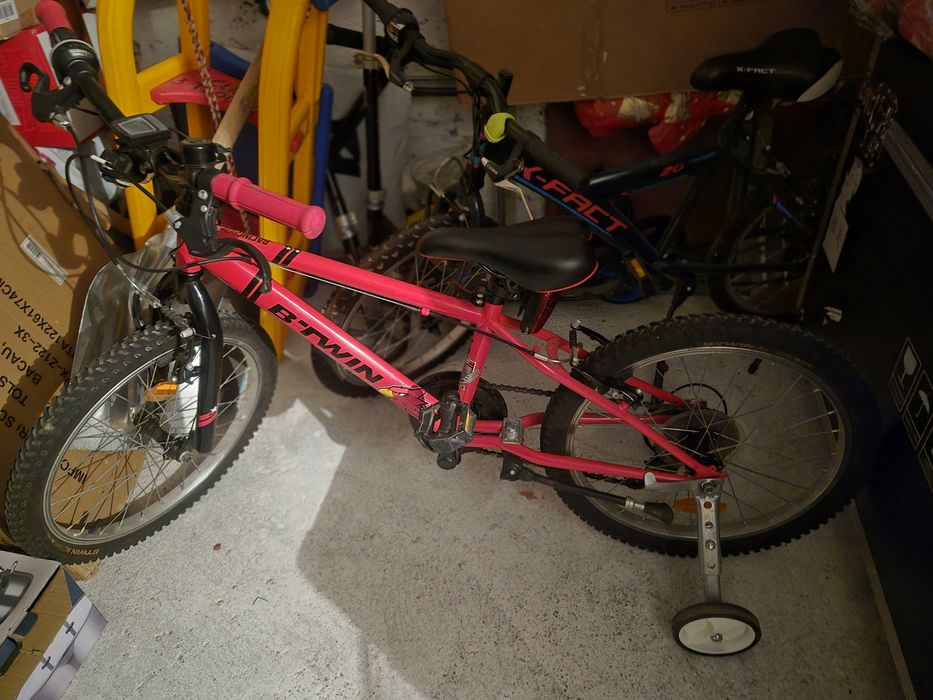 Bicicletă B'TWIN Racing Boy 320 – roșie, 20"