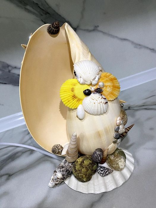 Светильник из Морских ракушек. ЭКСКЛЮЗИВНЫЙ ПОДАРОК.