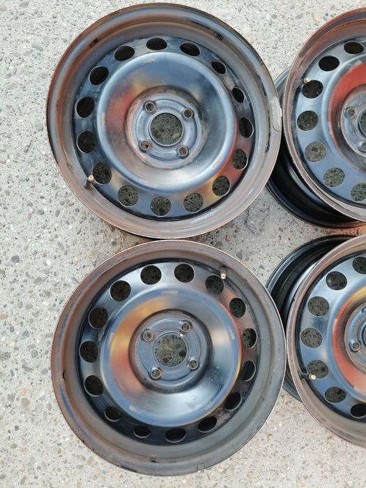 Set Jante Oțel Ford 16' 4x108 6 1/2 j Et 37.5 + Senzori presiune