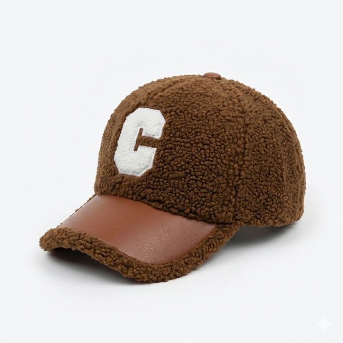 Кепка коричневого цвета