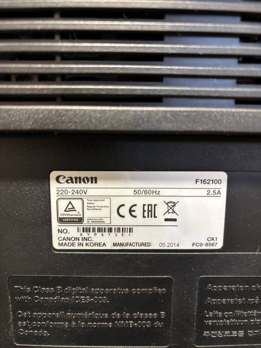 Принтер Canon в идеальном состоянии
