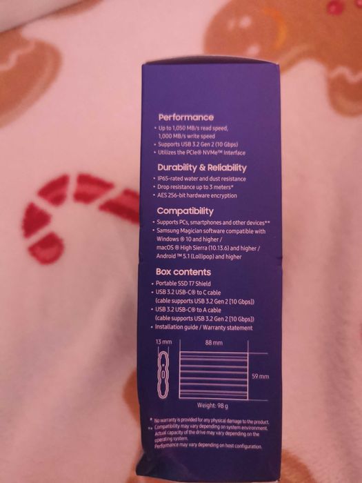 SSD portabil Samsung T7 Shield 4 Tb