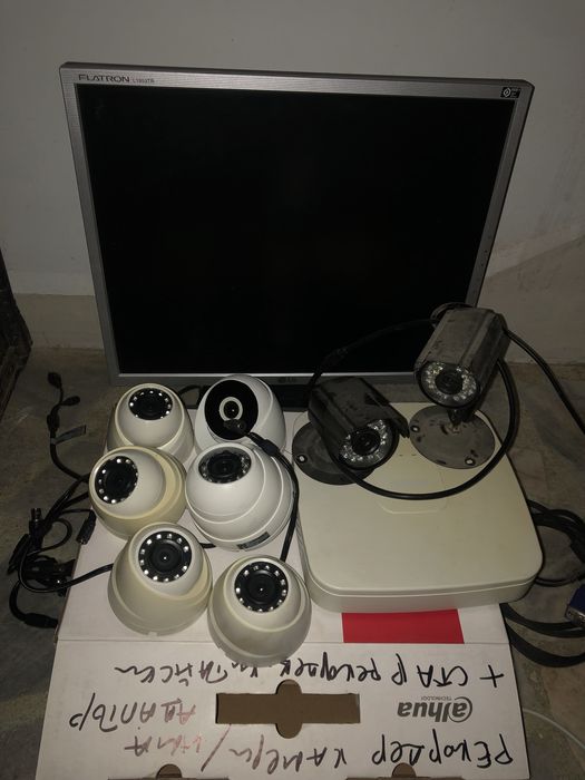 DVR с камери и монитор