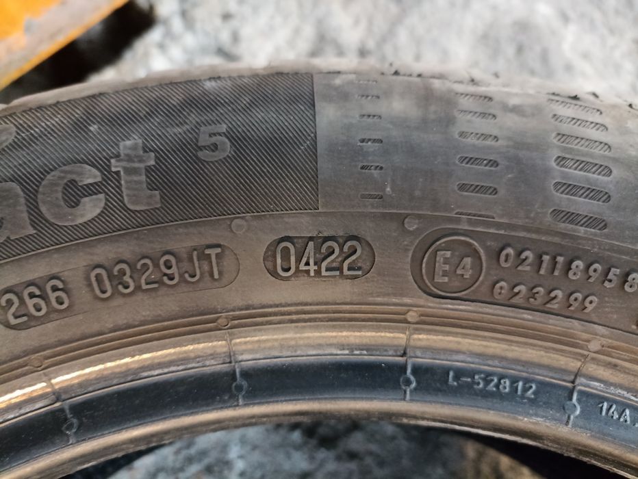 Продам летние шины continental.