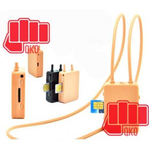 Телефон GSM SIM Box огърлица за скрита комуникация