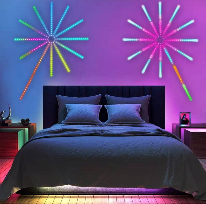 Kia banda led RgB Artificii cu aplicatie de telefon