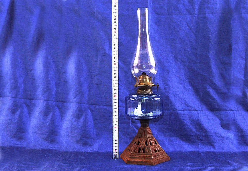 Lampa englezeasca pe gaz lampant, completa, stare perfecta de functionare