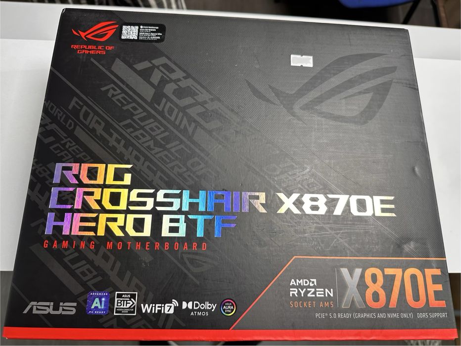 ROG crosshair X870E HERO BTF