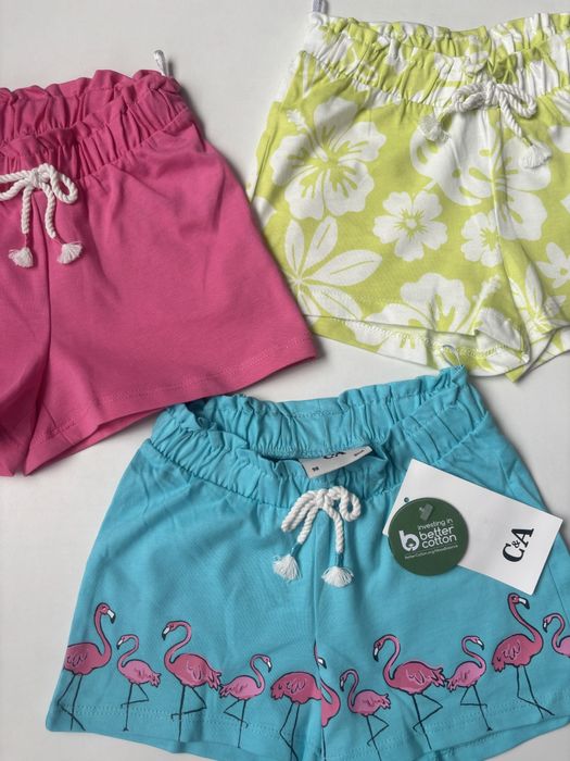 Set 3 pantaloni scurti fetita C&A 98 noi