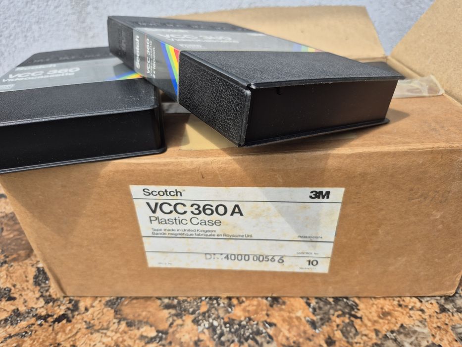 Vând lot 8 casete model VCC video 2000 originale Scotch ,Noi nefolosite,2x3h ,360 minute