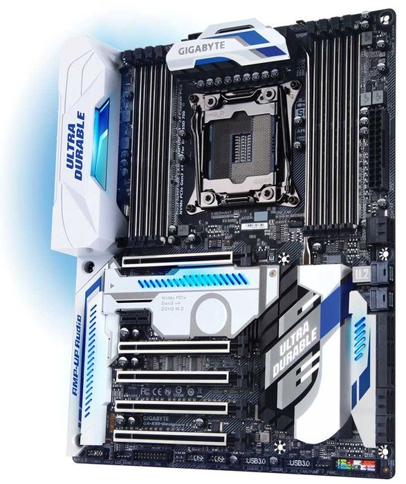 Дъно Дънна платка GIGABYTE GA-X99-Designare EX 2011-3 X99 до 128GB DDR4