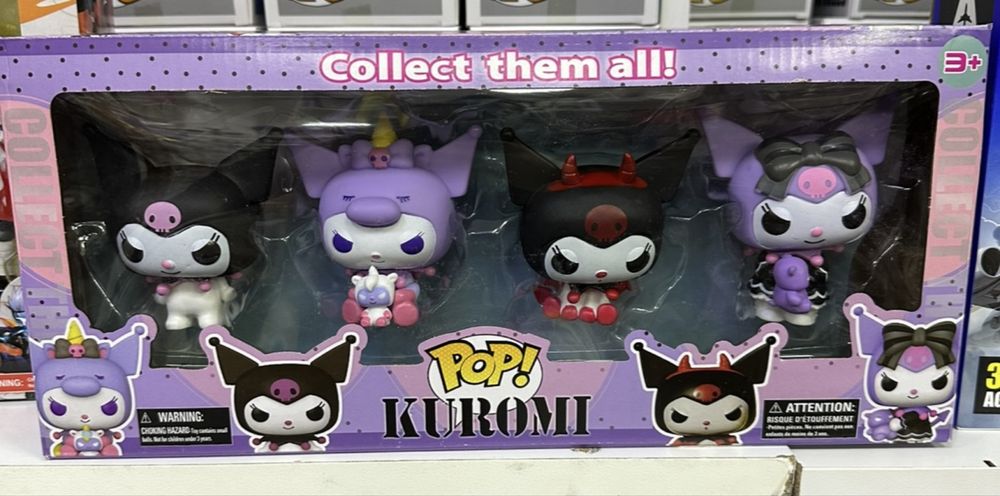 Голям комплект 4 фигурки Куроми, Kuromi