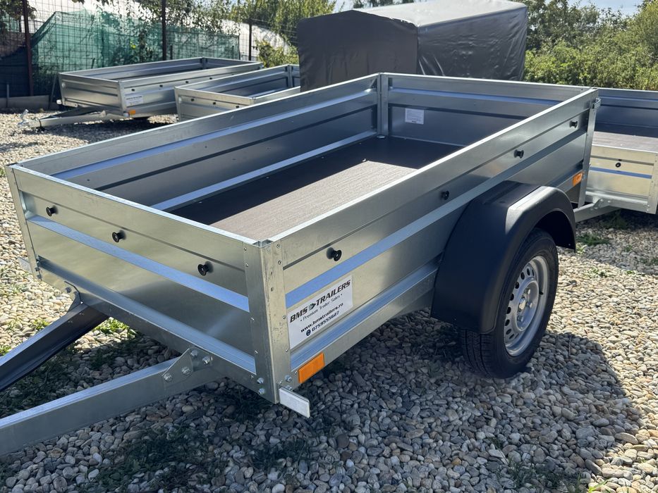 Remorca nouă 750 kg, 205x114 cm, CIV+RAR efectuat,  posibilitate RATE!! Preț redus!!