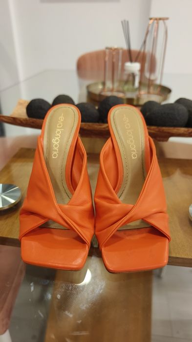 Sandale piele naturală Eva Longoria