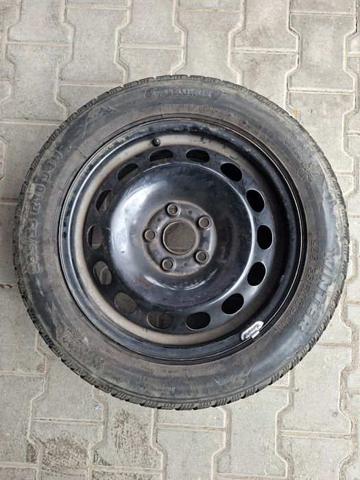 Janta tabla cu cauciuc Winter iarna 205/55/16, 5×112  Audi, VW