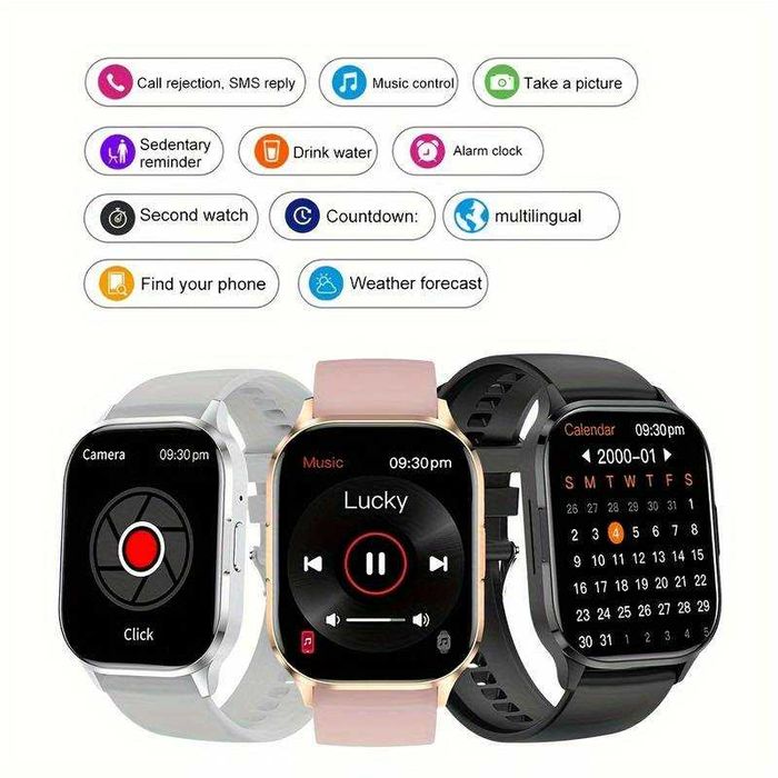 Смарт часовник smart watch SENBONO amoled display