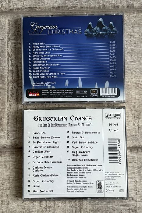 Lot 7 cd-uri cu muzica Gregoriana (Gregorian Chant)
