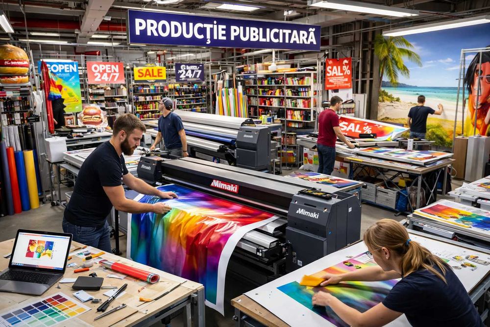 PRODUCȚIE PUBLICITARĂ COMPLETĂ – rapid,profesional,la pret corect.