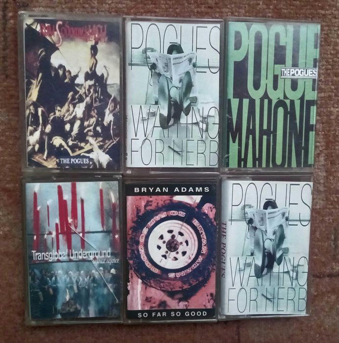 Аудио касети рок, метъл и др. по 4,00 лева