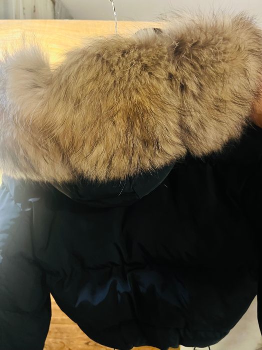 Дамско яке с естествен косъм