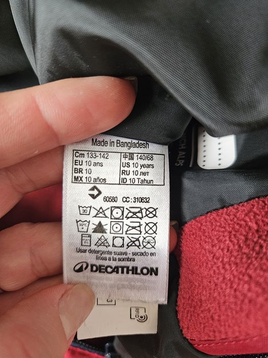 Salopetă zăpadă Wedze 133-142cm