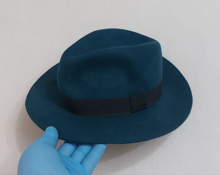 Palarie Fedora Gina Tricot Outdoors, 100% lână, vânătoare, nr. 56