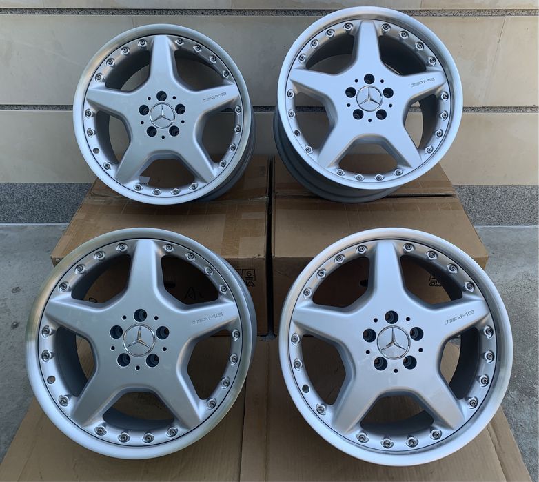 Оригинални джанти Mercedes AMG MONOBLOCK 19 Aero BBS Styling 3 OZ SL CL S класа C215 купе 5Х112 ретро разглобяеми ОЕМ джанти АМГ ббс двукомпонентни ОЗ
