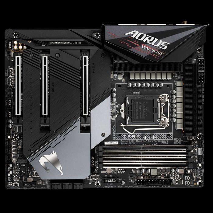 Новая материнская плата GIGABYTE Z590 AORUS ULTRA. Сокет LGA 1200.
