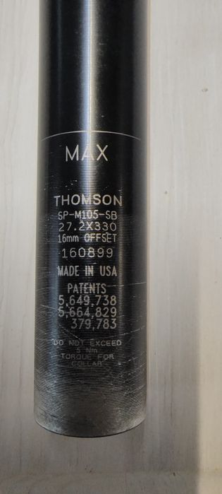 Tija sa Thomson Masterpiece 27.2 Aluminium