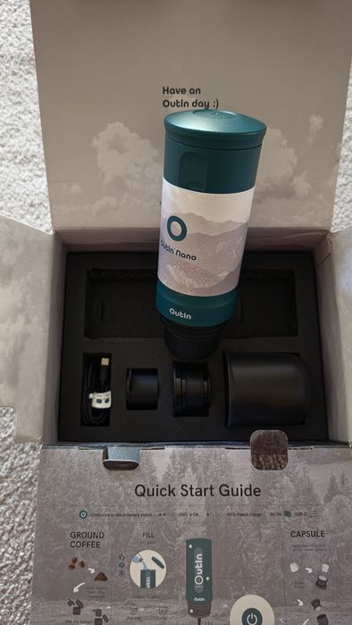 Outin nano espressor/aparat de cafea portabil nou