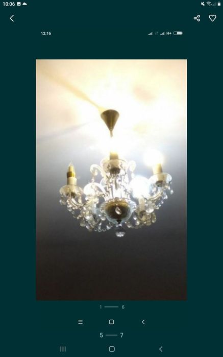 Продам 3 хрустальные люстры оптом богема чехословакия