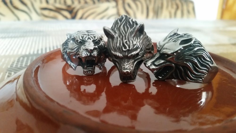 Готически,викинг пръстени 316L,медицинска , неръждаема стомана