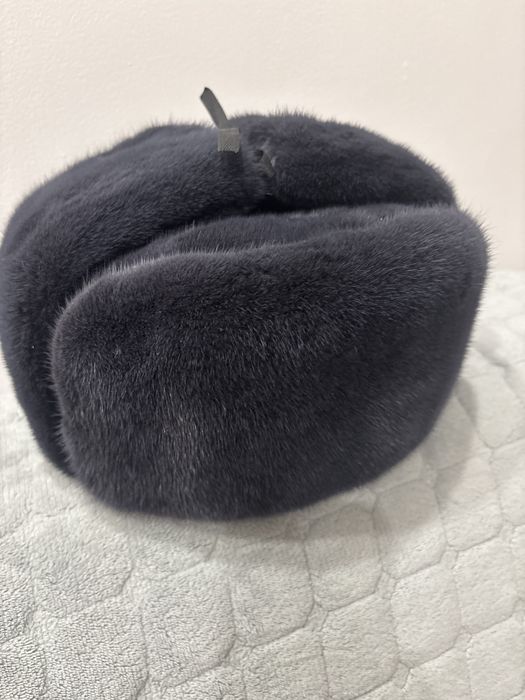 Новая норковая шапка ушанка