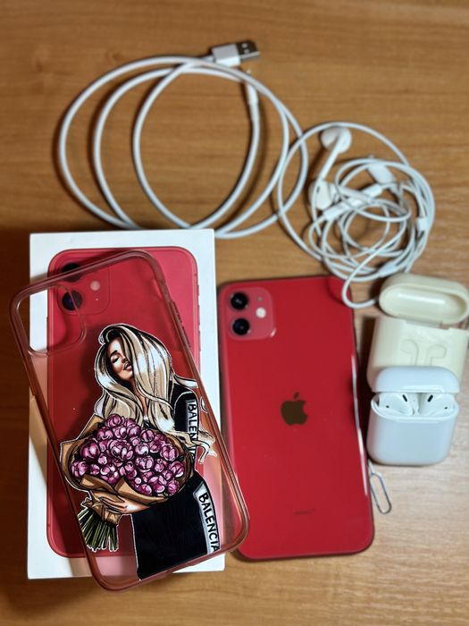 iPfone 11 128 gb red в идеальном состоянии