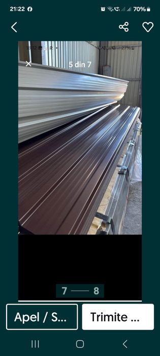 Tablă acoperiș și gard