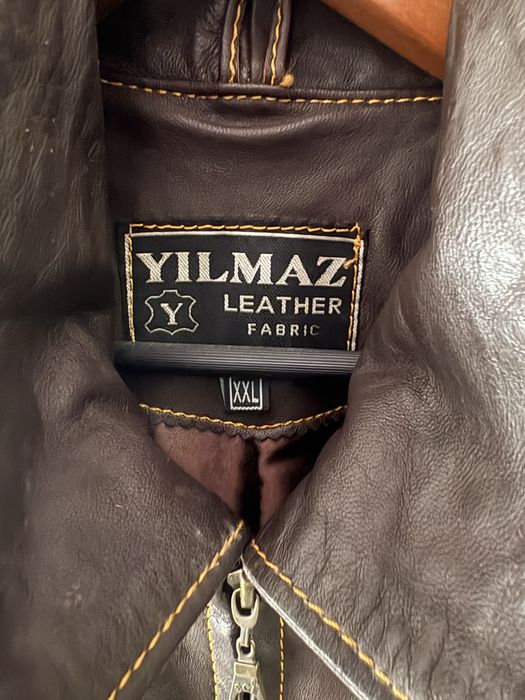 Мъжко кожено яке xxl