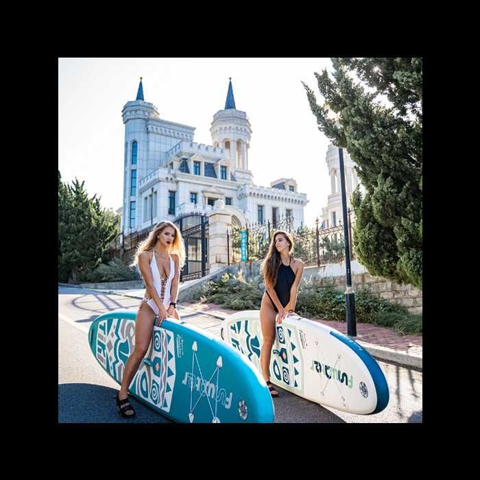 Надуваем падълборд Funwater TIKI Emerald Paddle Board SUP НОВИ В КАШОН