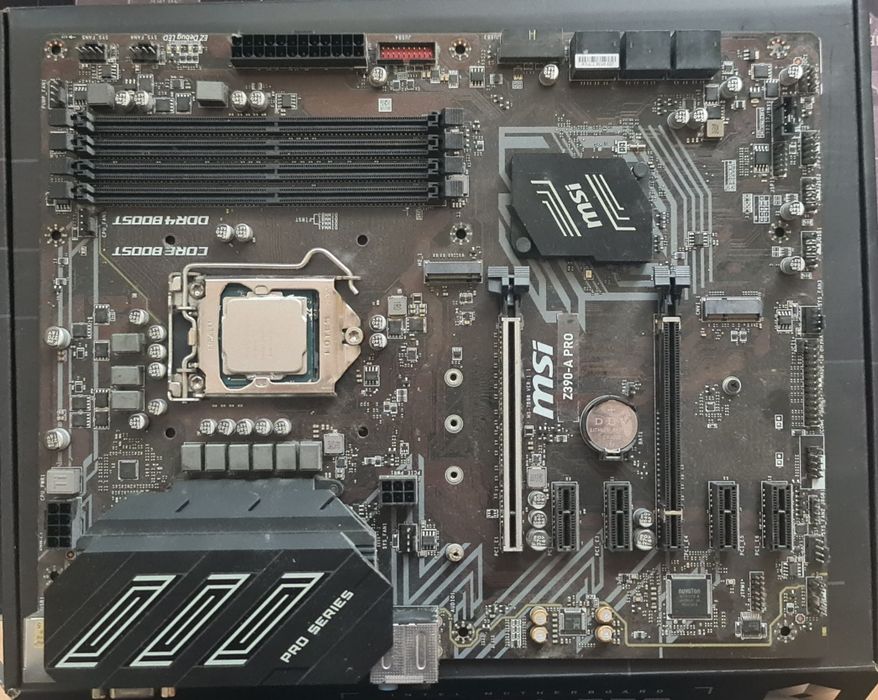 MSI Z-390-A PRO, RAM Kingston FURY 8GB, Intel i5 8500