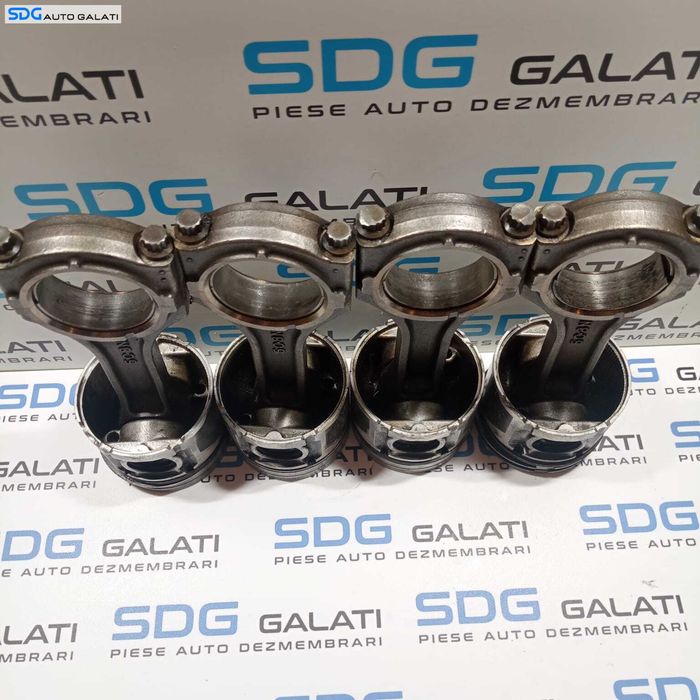 Set Piston Pistoane cu Biela Biele Mazda 6 2.0 D RF7 RF7J 2002 - 2008 [X1120] [X1121]
