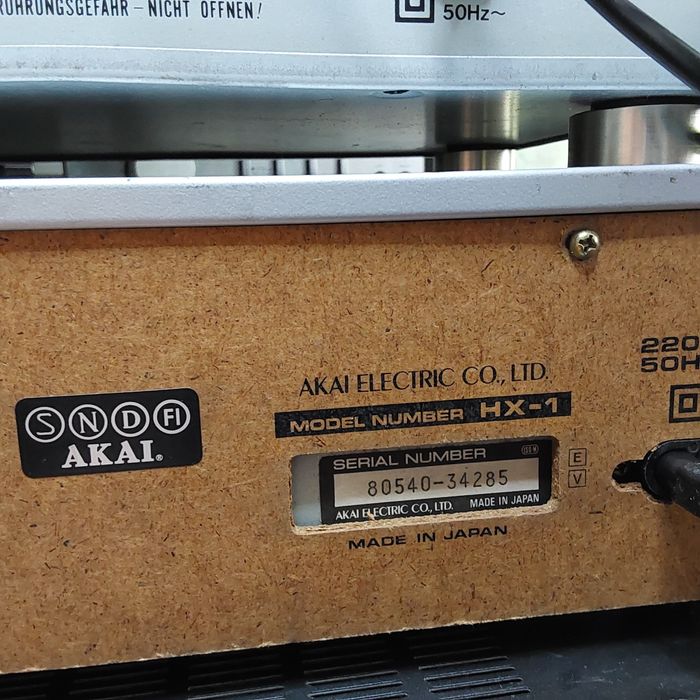 Din colecție proprie Akai, Receiver, Deck,Egalizator