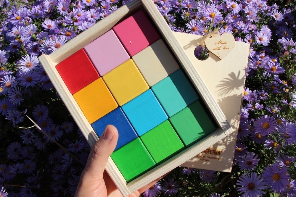 Деревянные кубики