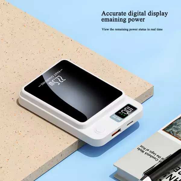 Power Bank 10000mAh 22.5W – магнитна външна батерия, 4 цвята