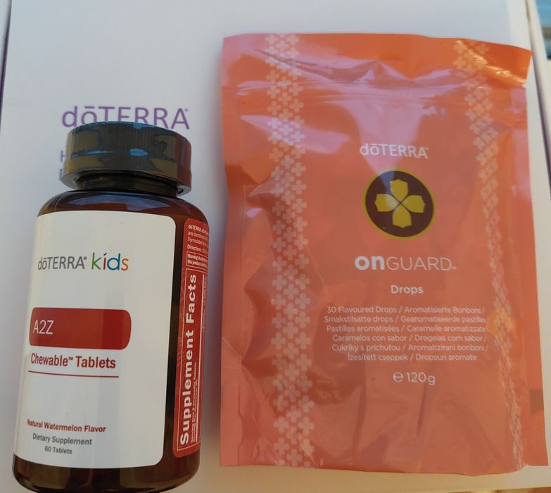 Vitamine A2z doTERRA cu On guard drops / On guard Beadlets / Pasta