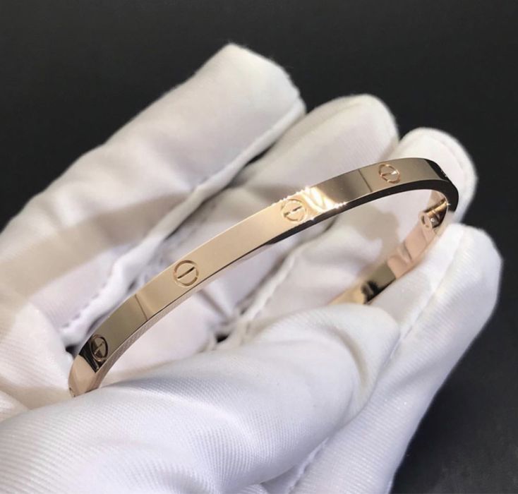 Позлатени гривни Cartier Love SM  - 750 / 18K