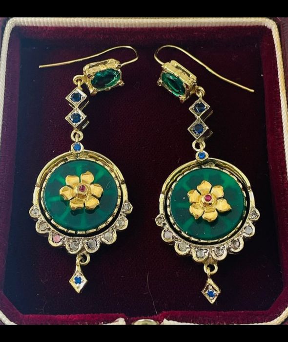 Cercei vintage 9 carate