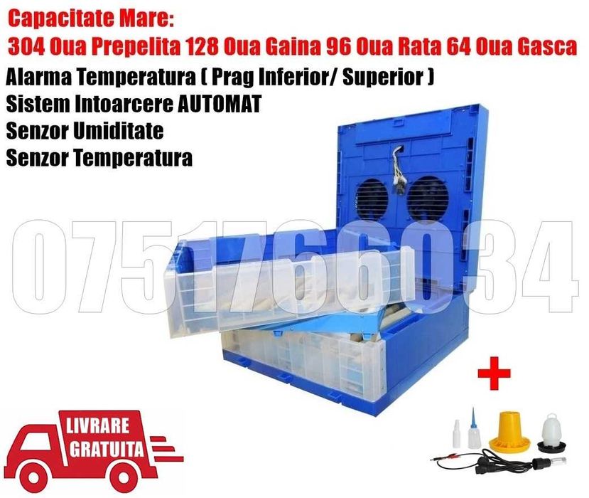 Clocitoare Incubator Oua Gaina Gasca Rata Automat Livrat Gratuit BT