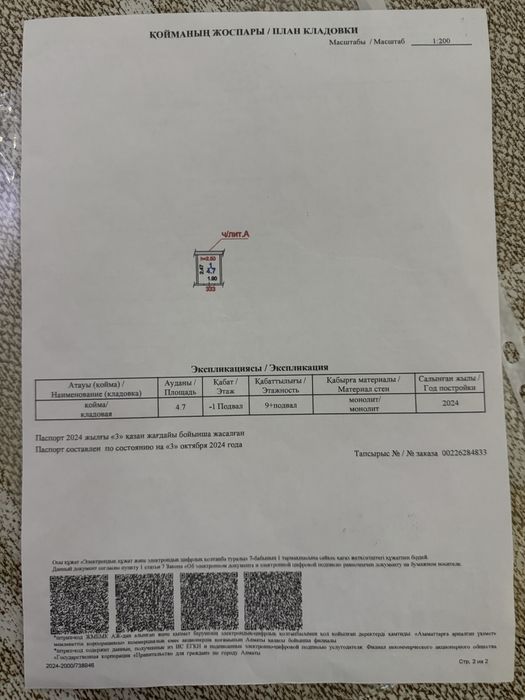 Кладовка жк Meridian apartments