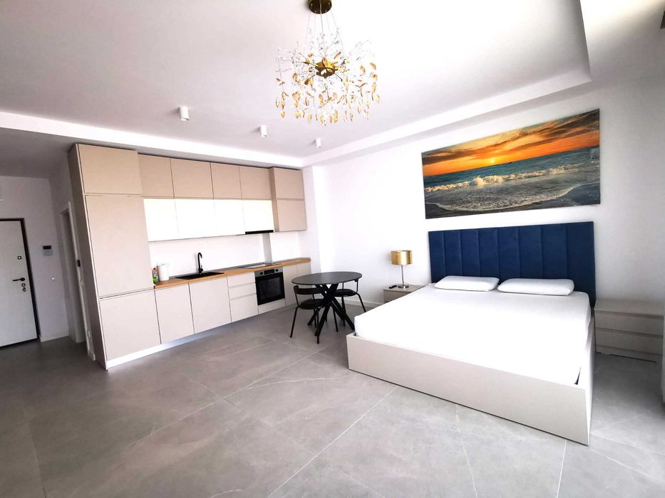Studio de lux complet amenajat în AXXIS Nova Resort, Mamaia, prima linie la mare