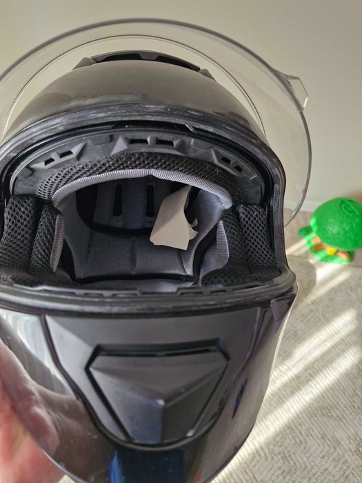Casca moto/scuter Full face cu viziera, vizieră dublă, protecție UV, L